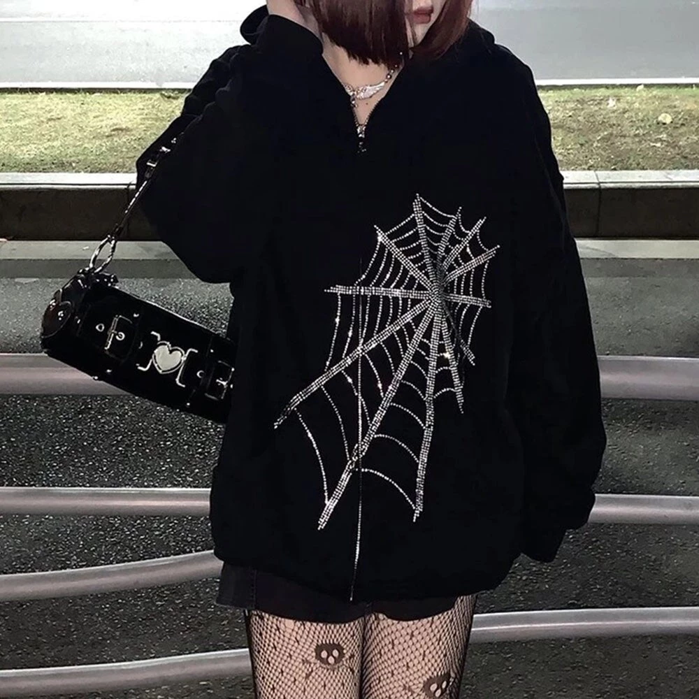 Cradle Of Goth The Spiderweb Hoodie 1 Cradle Of Goth The Spiderweb Hoodie