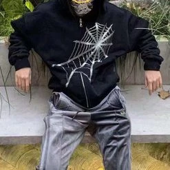 Cradle Of Goth The Spiderweb Hoodie 9 Cradle Of Goth The Spiderweb Hoodie
