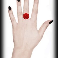 Cradle Of Goth Thorn Rose Ring
