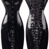 Cradle Of Goth Miss Dominatrix Leather Dress (Vegan) LINGERIE