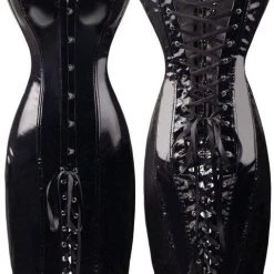 Cradle Of Goth Miss Dominatrix Leather Dress (Vegan) LINGERIE 19 Cradle Of Goth Miss Dominatrix Leather Dress (Vegan) LINGERIE