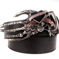 Cradle Of Goth BELTS Devil's Skull Belt