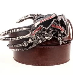 Cradle Of Goth BELTS Devil's Skull Belt