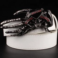 Cradle Of Goth BELTS Devil's Skull Belt