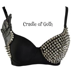 Cradle Of Goth Fallen Angel Bra CAGE BRAS & HARNESSES