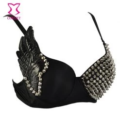 Cradle Of Goth Fallen Angel Bra CAGE BRAS & HARNESSES