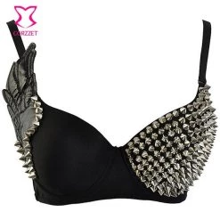 Cradle Of Goth Fallen Angel Bra CAGE BRAS & HARNESSES