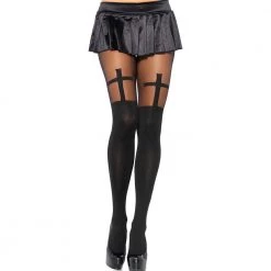 Cradle Of Goth Cross Tights