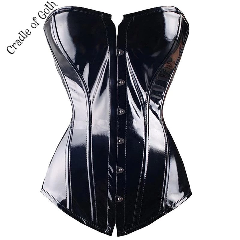 Cradle Of Goth Smooth Seductress Corset (Vegan) LINGERIE 4 Cradle Of Goth Smooth Seductress Corset (Vegan) LINGERIE