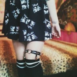 Cradle Of Goth Spiked Heart Or Ring Garter GARTERS 14 Cradle Of Goth Spiked Heart Or Ring Garter GARTERS