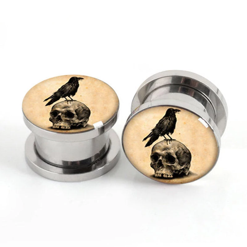 Cradle Of Goth Death Crow Plugs 1 Cradle Of Goth Death Crow Plugs