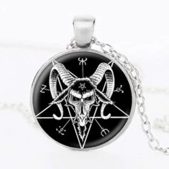 Cradle Of Goth Baphomet's Pendant Necklace NECKLACES