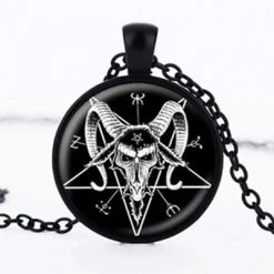 Cradle Of Goth Baphomet's Pendant Necklace NECKLACES