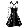 Cradle Of Goth LINGERIE The Night Vixen Dress (Vegan Leather)