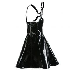 Cradle Of Goth LINGERIE The Night Vixen Dress (Vegan Leather)