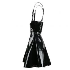 Cradle Of Goth LINGERIE The Night Vixen Dress (Vegan Leather)
