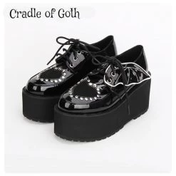 Cradle Of Goth SHOES Batty Lolita Platforms