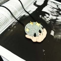 Cradle Of Goth NECKLACES Crystal Ball Necklace