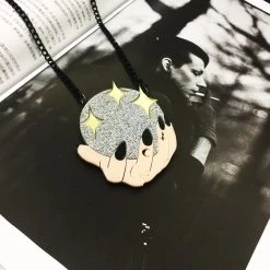 Cradle Of Goth NECKLACES Crystal Ball Necklace