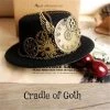 Cradle Of Goth HATS Steampunk Mini Top Hat