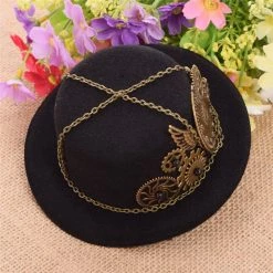 Cradle Of Goth HATS Steampunk Mini Top Hat