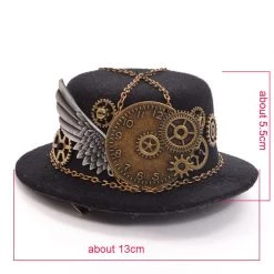 Cradle Of Goth HATS Steampunk Mini Top Hat