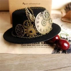 Cradle Of Goth HATS Steampunk Mini Top Hat