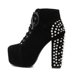 Cradle Of Goth Queen Of Spikes (Vegan Leather Boots)