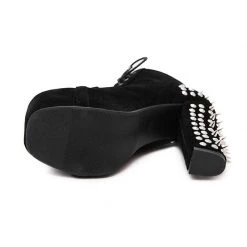 Cradle Of Goth Queen Of Spikes (Vegan Leather Boots)