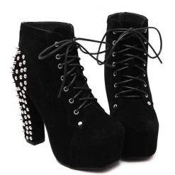 Cradle Of Goth Queen Of Spikes (Vegan Leather Boots)