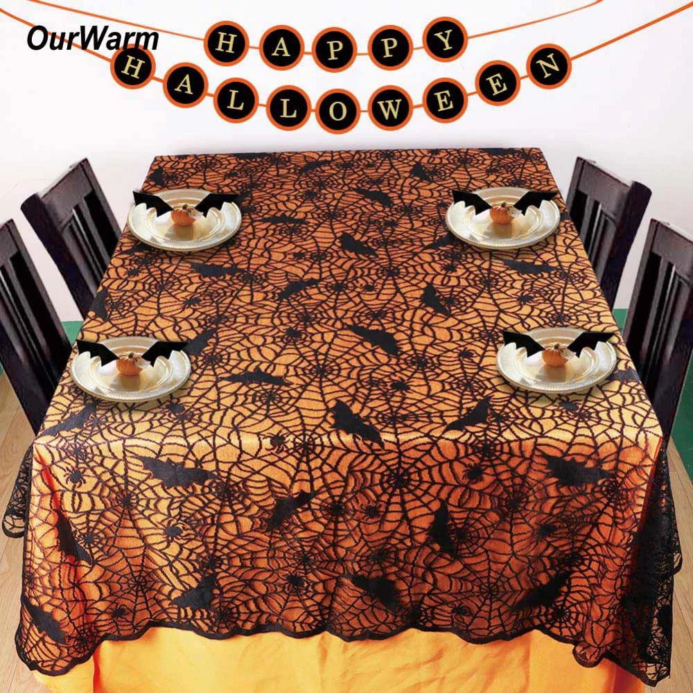 Cradle Of Goth Spiderweb Long Tablecloth KITCHEN 2 Cradle Of Goth Spiderweb Long Tablecloth KITCHEN