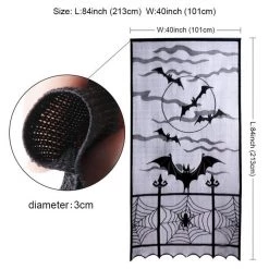 Cradle Of Goth Bats In The Night Tablecloth KITCHEN