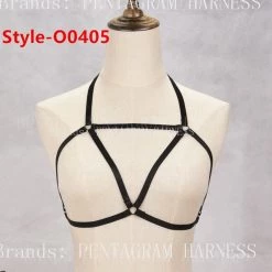 Cradle Of Goth CAGE BRAS & HARNESSES Handmade Harness Bra