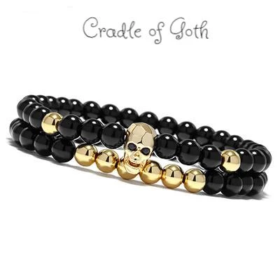 Cradle Of Goth BRACELETS Death Charm Bracelet 10 Cradle Of Goth BRACELETS Death Charm Bracelet