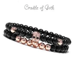Cradle Of Goth BRACELETS Death Charm Bracelet 14 Cradle Of Goth BRACELETS Death Charm Bracelet