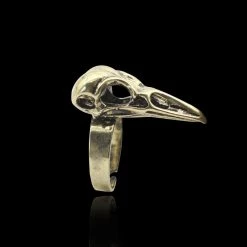 Cradle Of Goth Crow Skull Ring RINGS