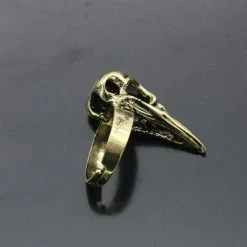 Cradle Of Goth Crow Skull Ring RINGS
