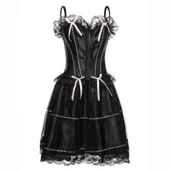 Cradle Of Goth Satin Corset Dress (plus Sizes Available) LINGERIE 7 Cradle Of Goth Satin Corset Dress (plus Sizes Available) LINGERIE