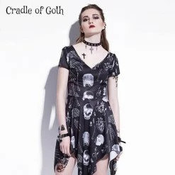 Cradle Of Goth Bones & Skulls Dress