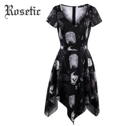 Cradle Of Goth Bones & Skulls Dress
