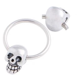 Cradle Of Goth Skull Hoop Earrings 7 Cradle Of Goth Skull Hoop Earrings