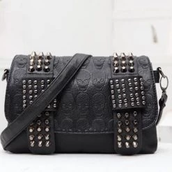 Cradle Of Goth Horror Spikes Bag
