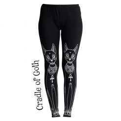 Cradle Of Goth Occult Cat Leggings