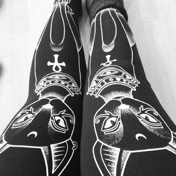 Cradle Of Goth Occult Cat Leggings 5 Cradle Of Goth Occult Cat Leggings