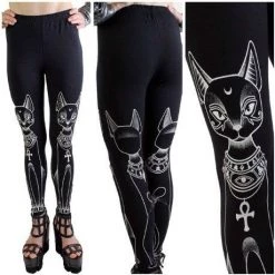 Cradle Of Goth Occult Cat Leggings 8 Cradle Of Goth Occult Cat Leggings