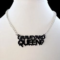 Cradle Of Goth Graveyard Queen Necklace