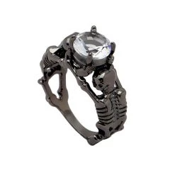Cradle Of Goth Evil Skeletons Ring RINGS