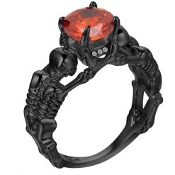 Cradle Of Goth Evil Skeletons Ring RINGS