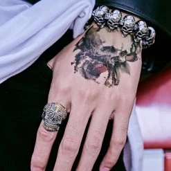 Cradle Of Goth Kapala Skull Ring RINGS