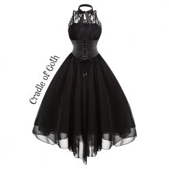 Cradle Of Goth Vintage Goth Dress DRESSES